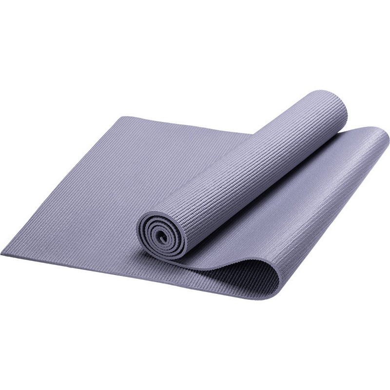 Коврик для йоги Sportex PVC, 173x61x0,3 см HKEM112-03-GREY серый 800_800