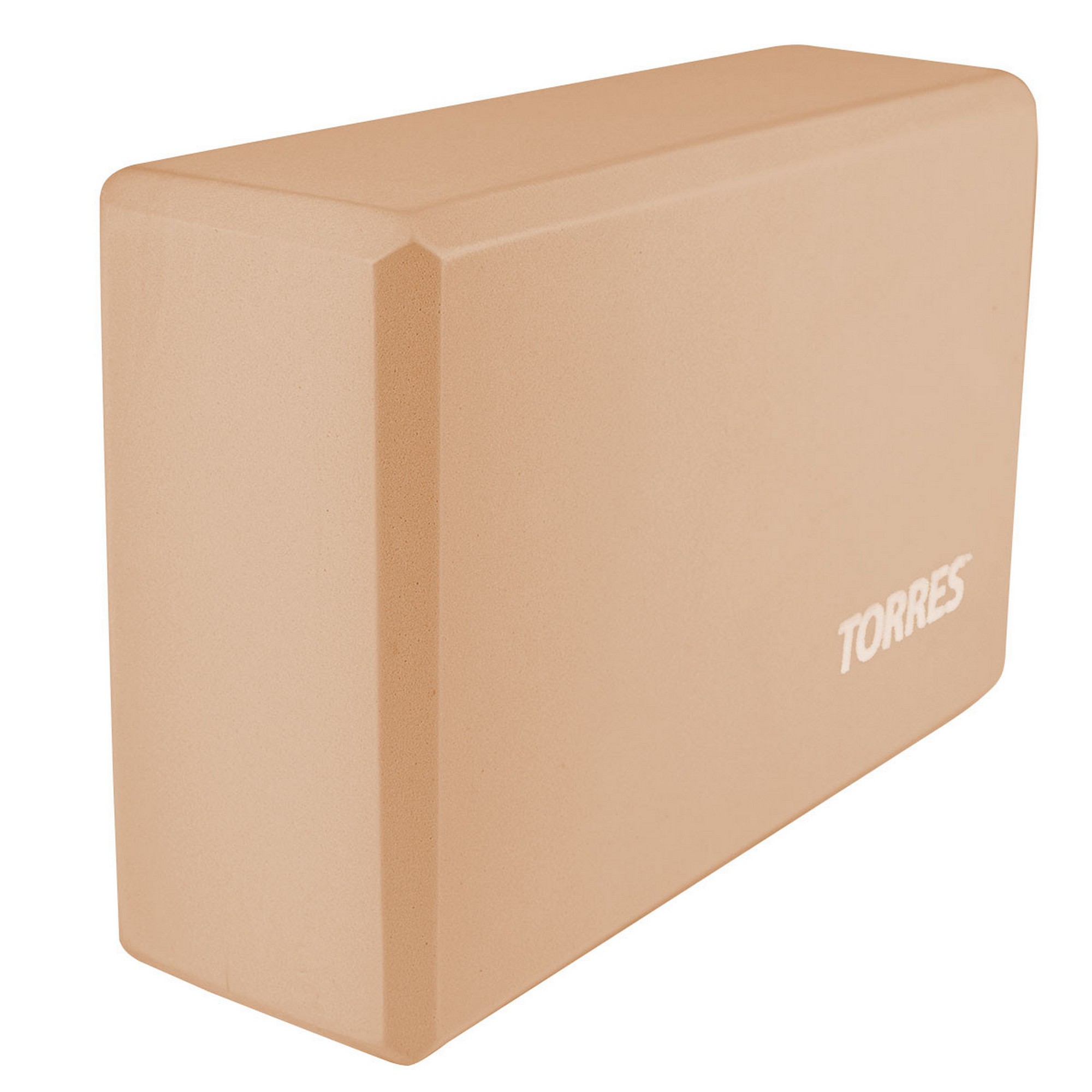 Блок для йоги Torres материал ЭВА, 8x15x23 см YL8005P пудровый 2000_2000