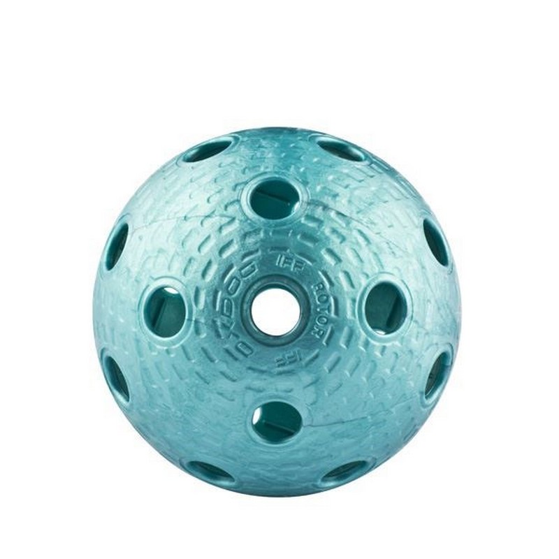Мяч флорбольный OXDOG Rotor бирюзовый металлик 800_800