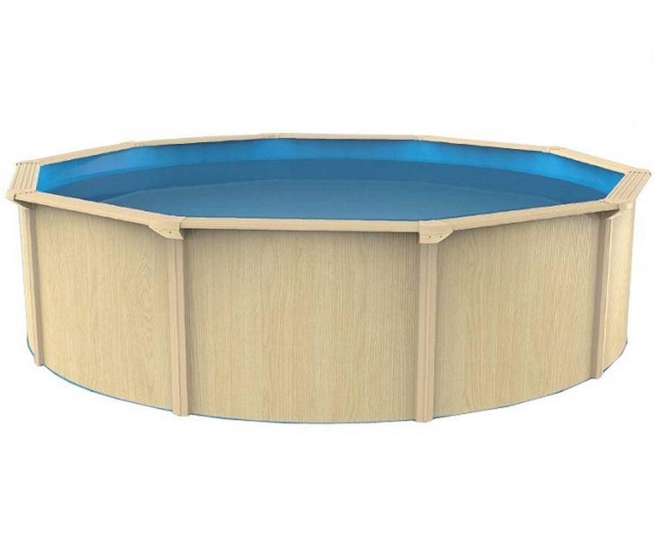 Морозоустойчивый бассейн круглый 300х130см Poolmagic Wood Premium 945_800