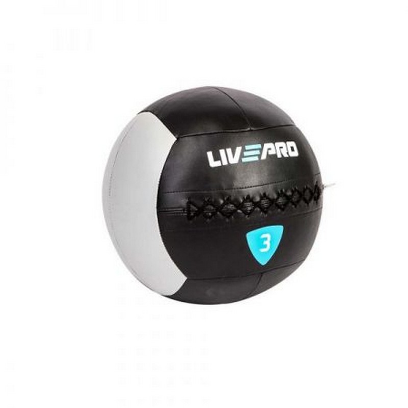 Медбол 5 кг Live Pro Wall Ball LP8100-05 800_800