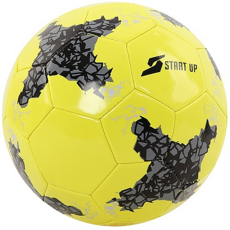 Мяч футбольный для отдыха Start Up E5125 р.5 лайм 800_800