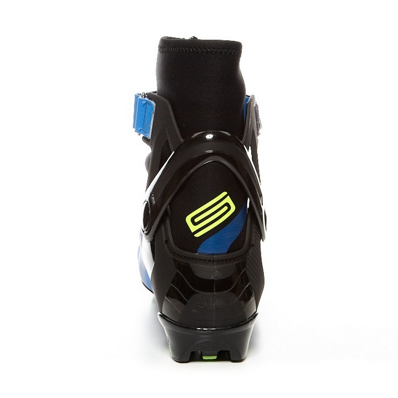 Лыжные ботинки NNN Spine Combi 268M синий/черный/салатовый 800_800