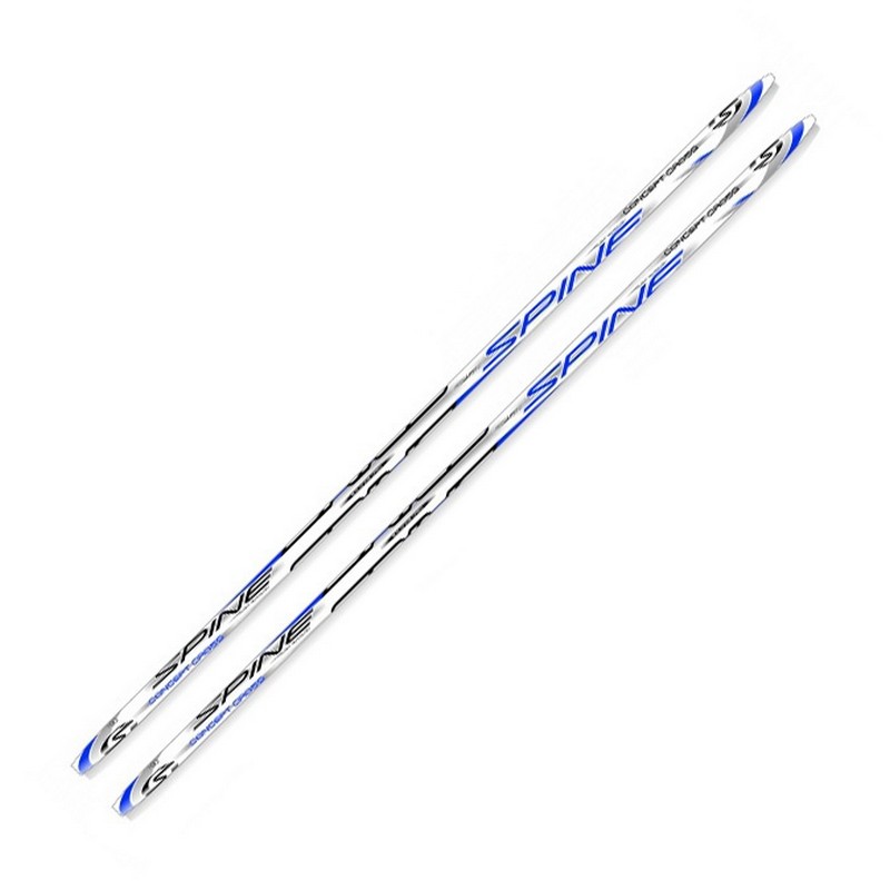 Лыжи беговые Spine Concept Cross Jr. Wax (синий) 800_800
