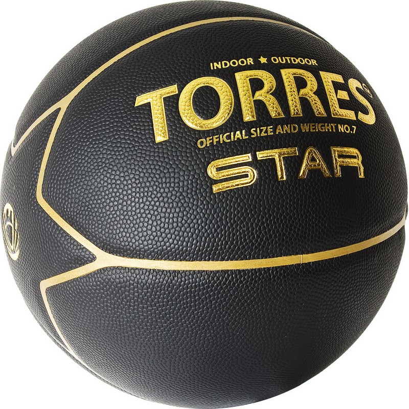 Мяч баскетбольный Torres Star B32317 р.7 800_800