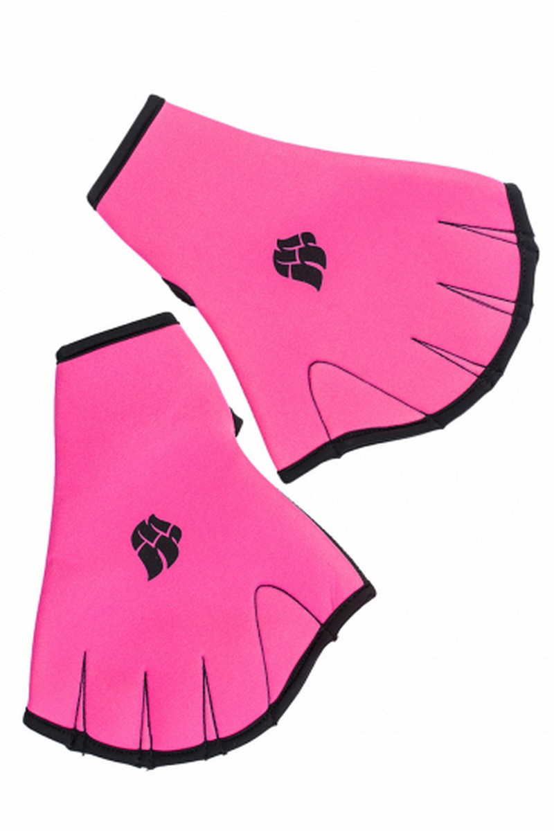 Акваперчатки Mad Wave Aquafitness gloves M0746 розовый 800_1200