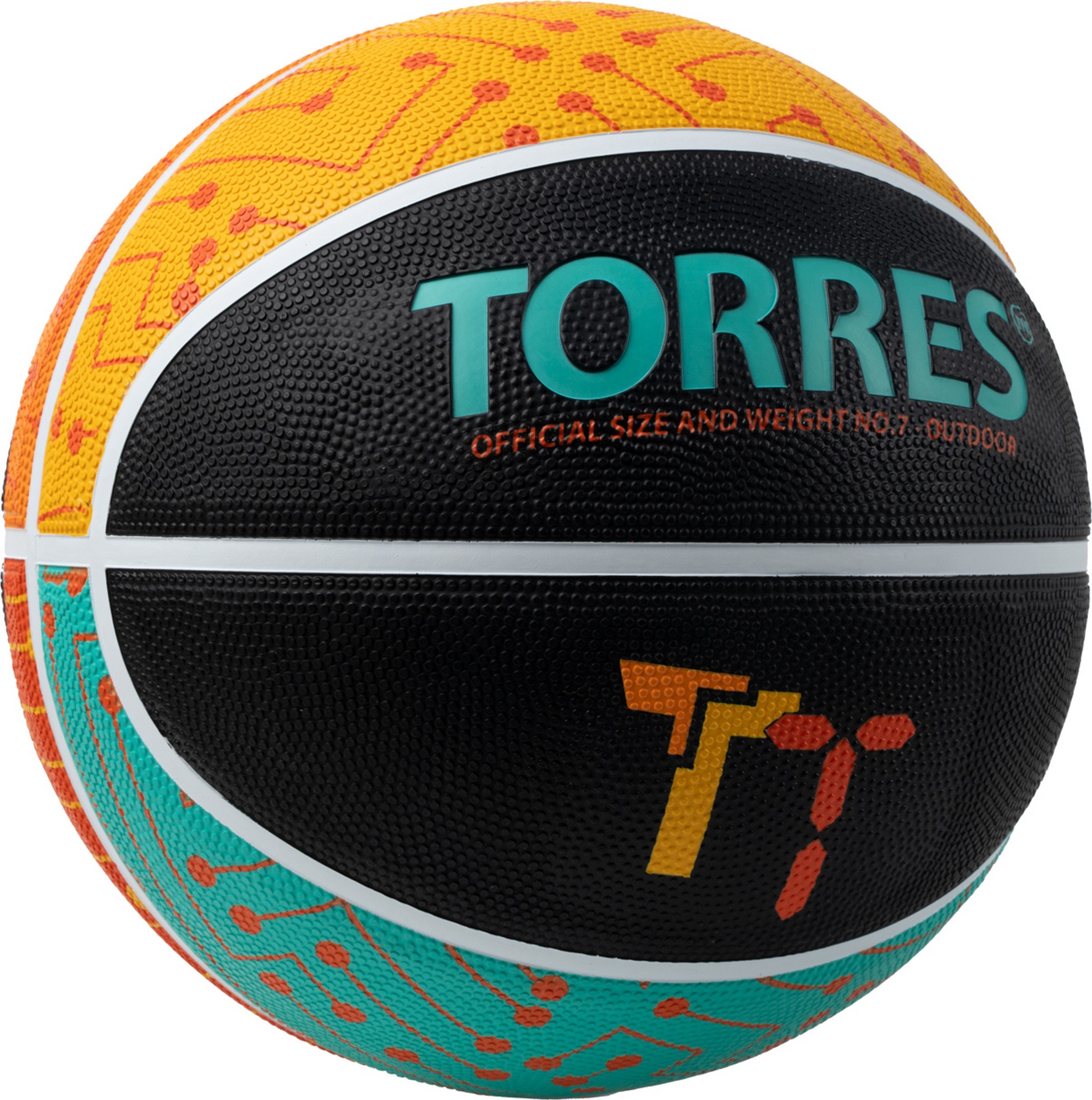 Мяч баскетбольный Torres TT B023157 р.7 1985_2000