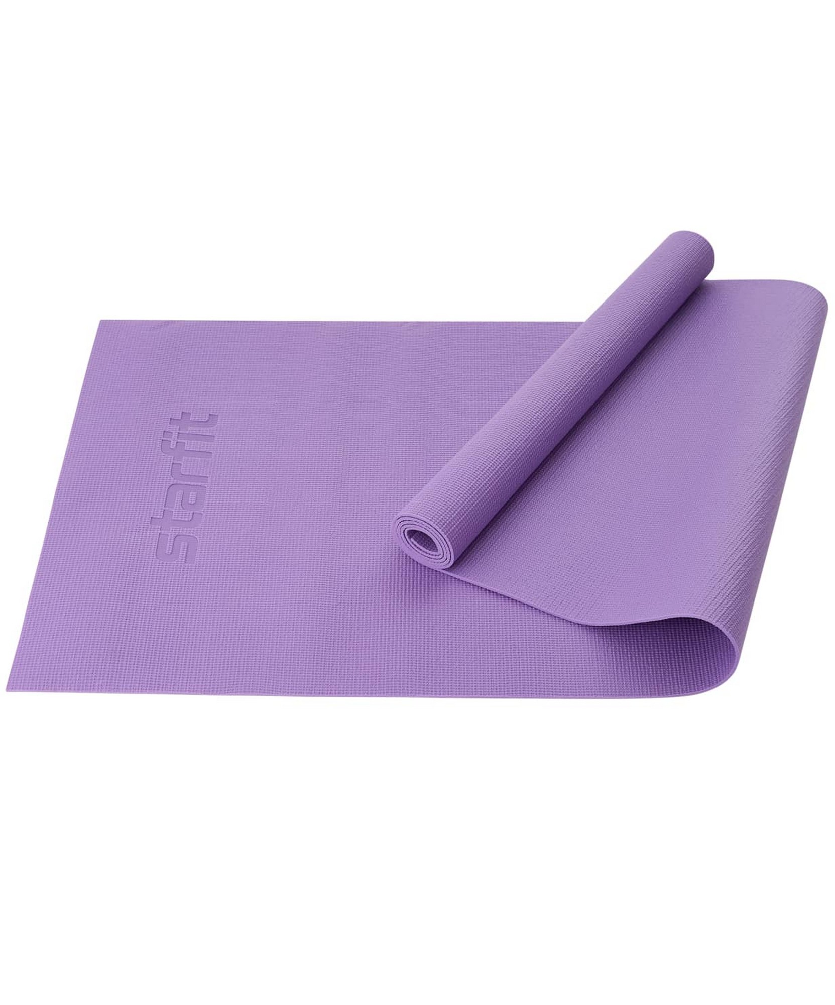 Коврик для йоги и фитнеса 183x61x0,3см Star Fit PVC FM-101 фиолетовый пастель 1663_2000
