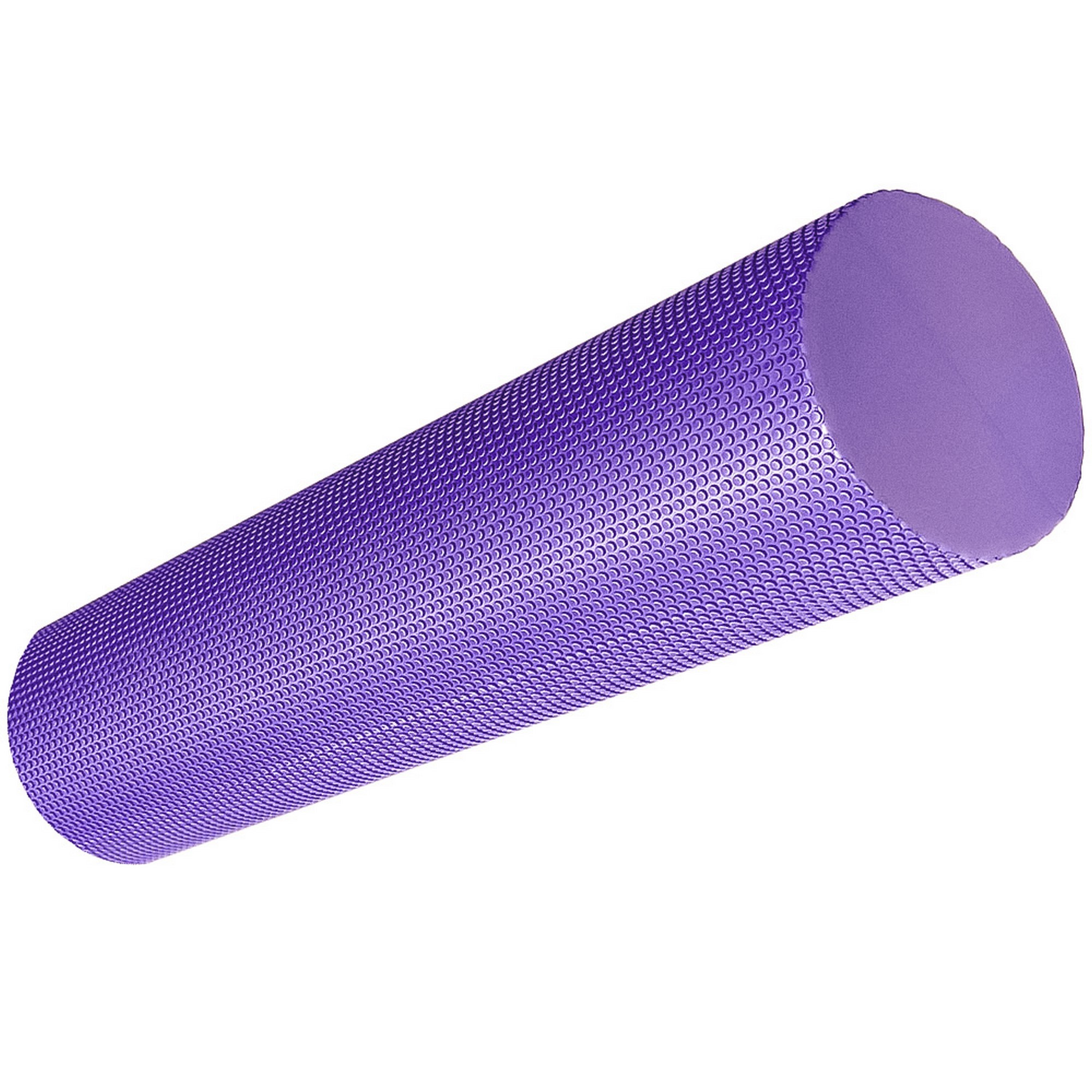 Ролик для йоги полумягкий Профи 60x15см Sportex ЭВА E39105-3 фиолетовый 2000_2000