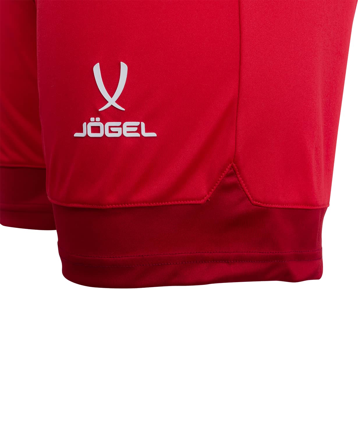 Шорты игровые Jogel DIVISION PerFormDRY Union Shorts, красный-темно-красный-белый 1230_1479