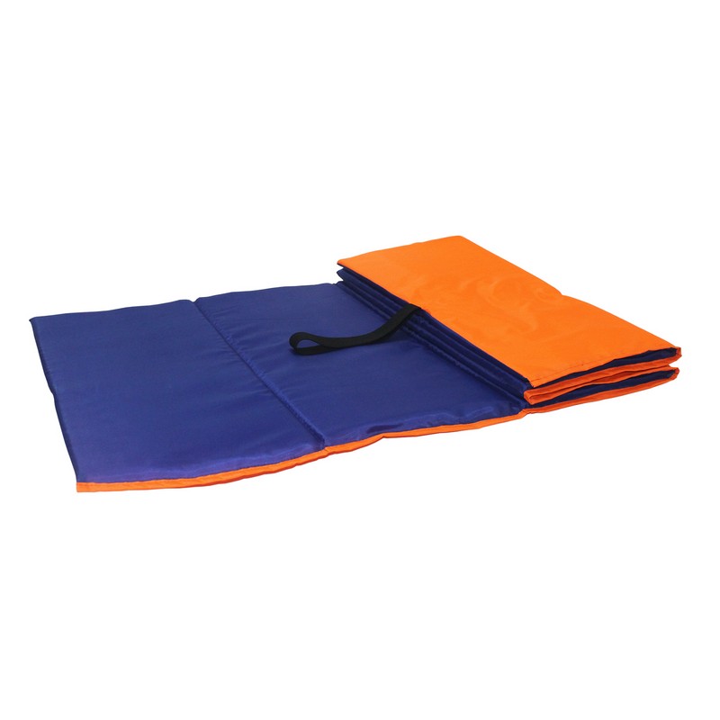 Коврик гимнастический Body Form 150x50x1 см BF-001 оранжевый-синий 800_800