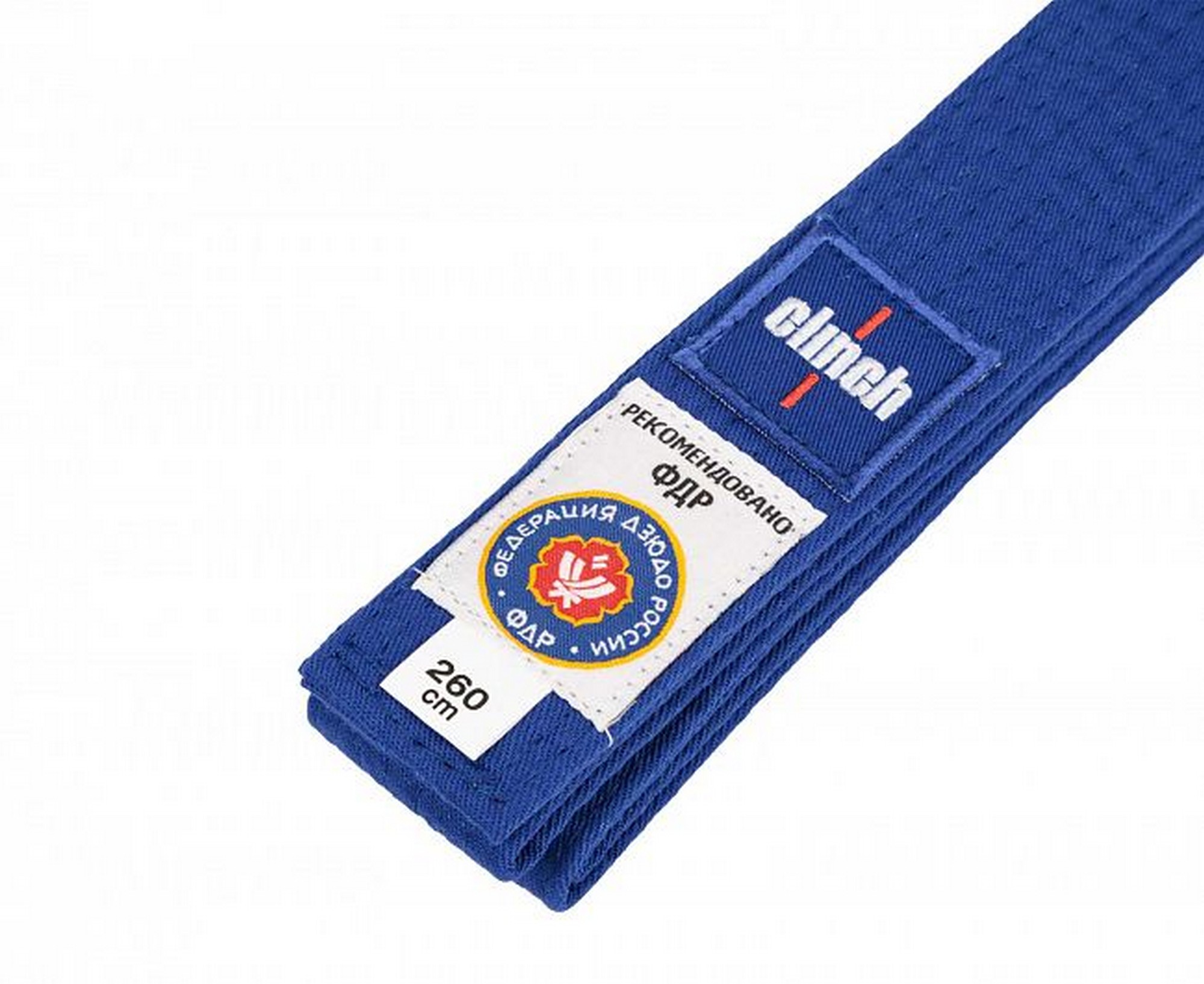 Пояс для дзюдо Clinch Judo Belt FDR C301 синий 2000_1634