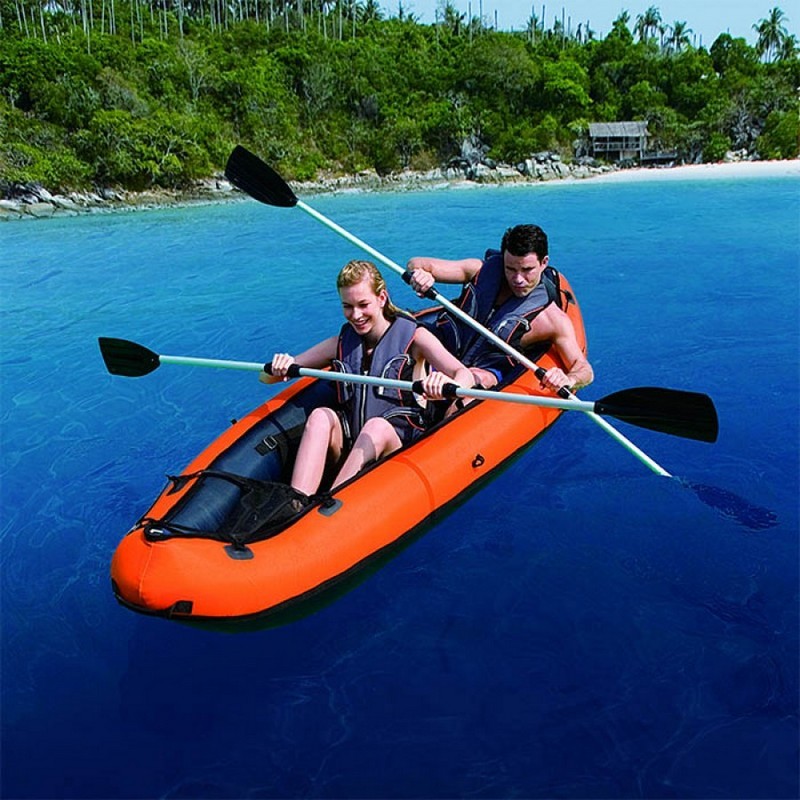 Надувная двухместная байдарка Bestway Hydro-Force Kayaks Ventura 330х94 см 65052 800_800
