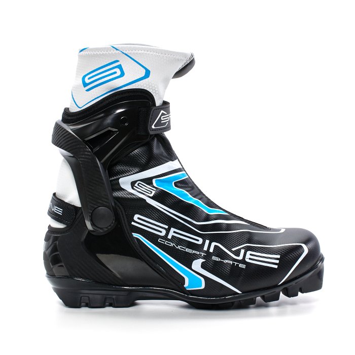 Лыжные ботинки SNS Spine Concept Skate (496/1) (черно/синий) 700_700