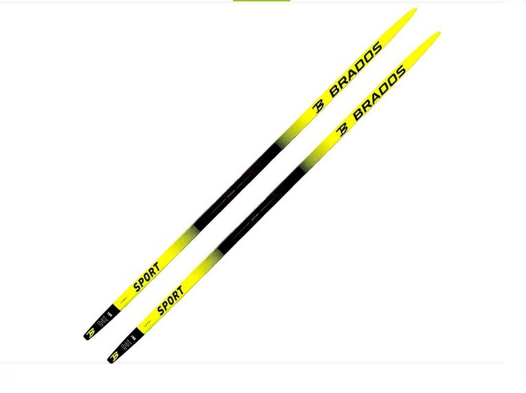 Лыжи беговые STC BRADOS LS Sport (желтый/черный) 763_571