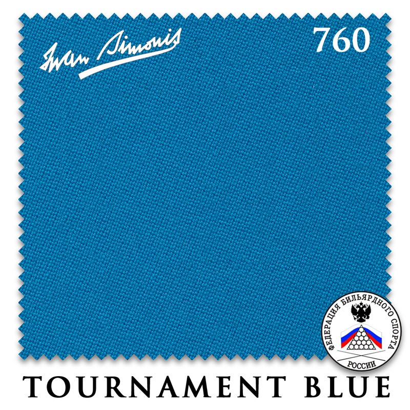 Сукно Iwan Simonis 760 195см Tournament Blue 800_800