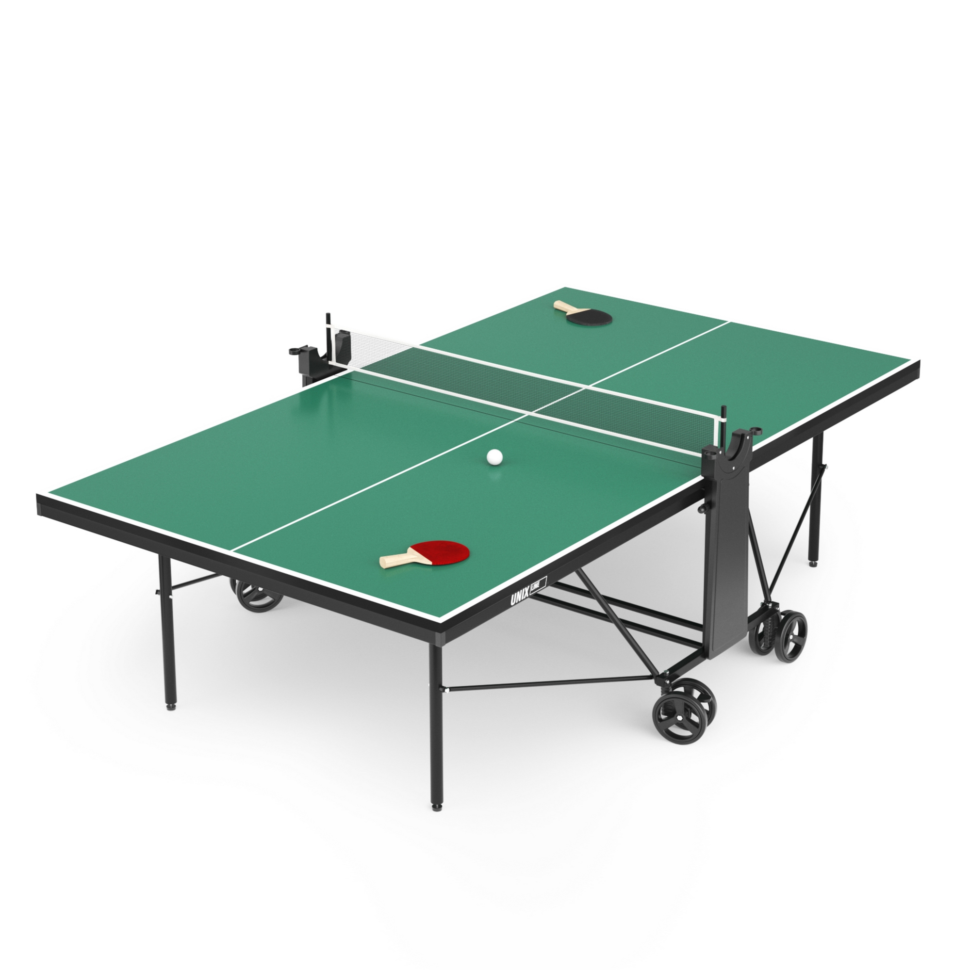 Теннисный стол Unix Line Compact indoor 18mm MDF TT18СINDGR Green 1999_2000