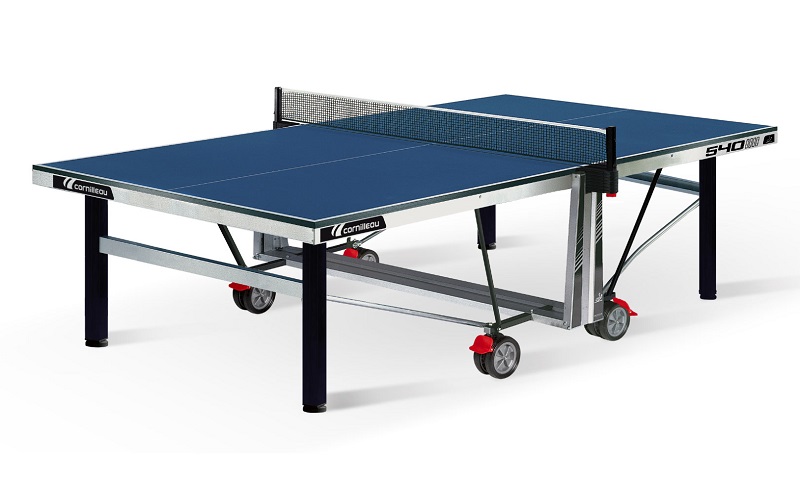 Теннисный стол складной профессиональный Cornilleau Competition 540 ITTF Blue 800_479