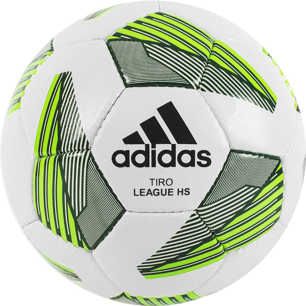 Мяч футбольный Adidas Tiro Match League HS FS0368, р.5, бело-зеленый 1000_1000