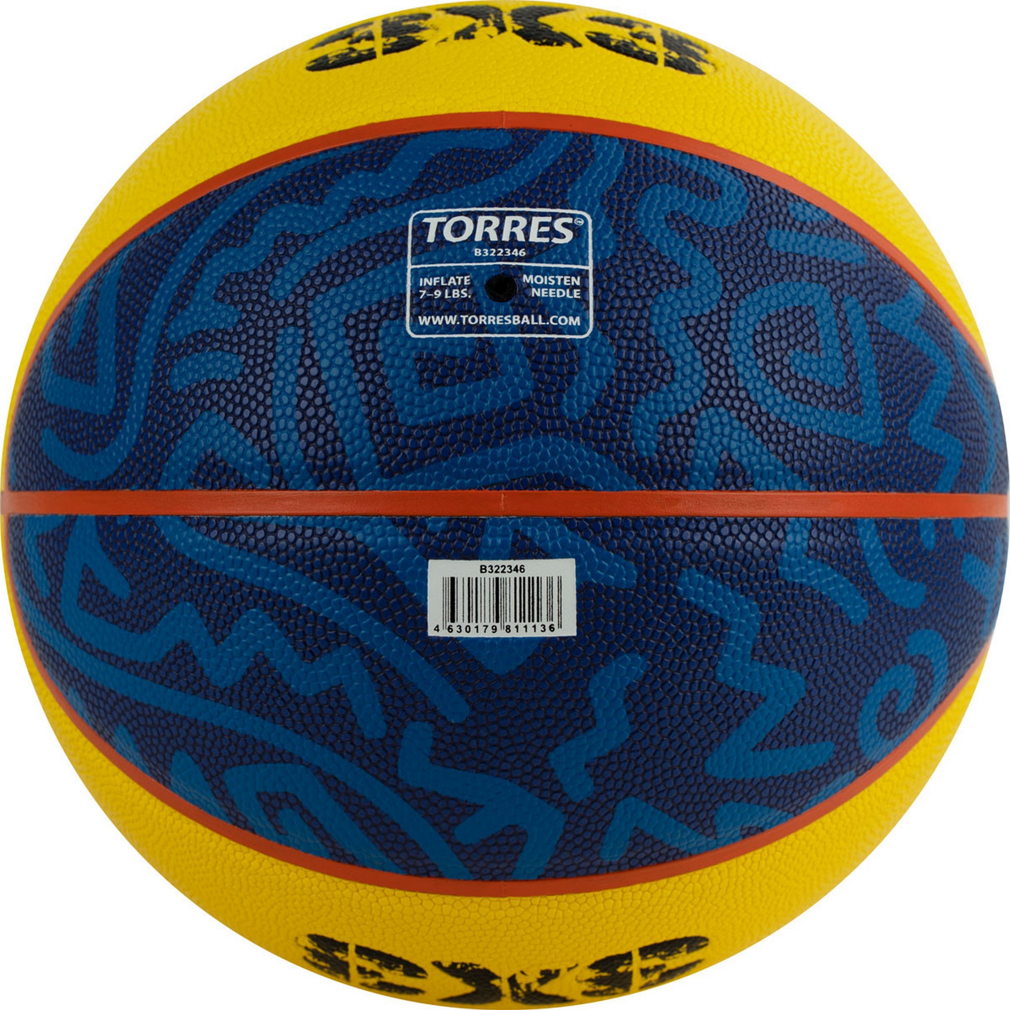 Мяч баскетбольный Torres 3х3 Outdoor B322346 р. 6 2000_2000