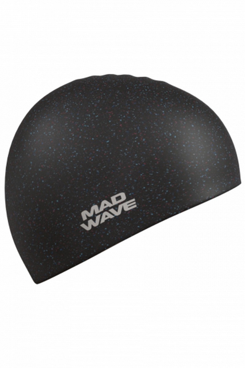 Шапочки для плавания Mad Wave Recycled M0536 01 0 00W черный 800_1200