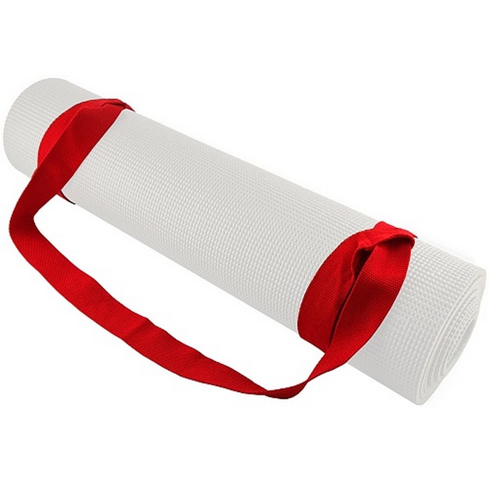 Ремешок для переноски ковриков и валиков Larsen СS 160 x 3,8 см красный (хлопок) 700_700