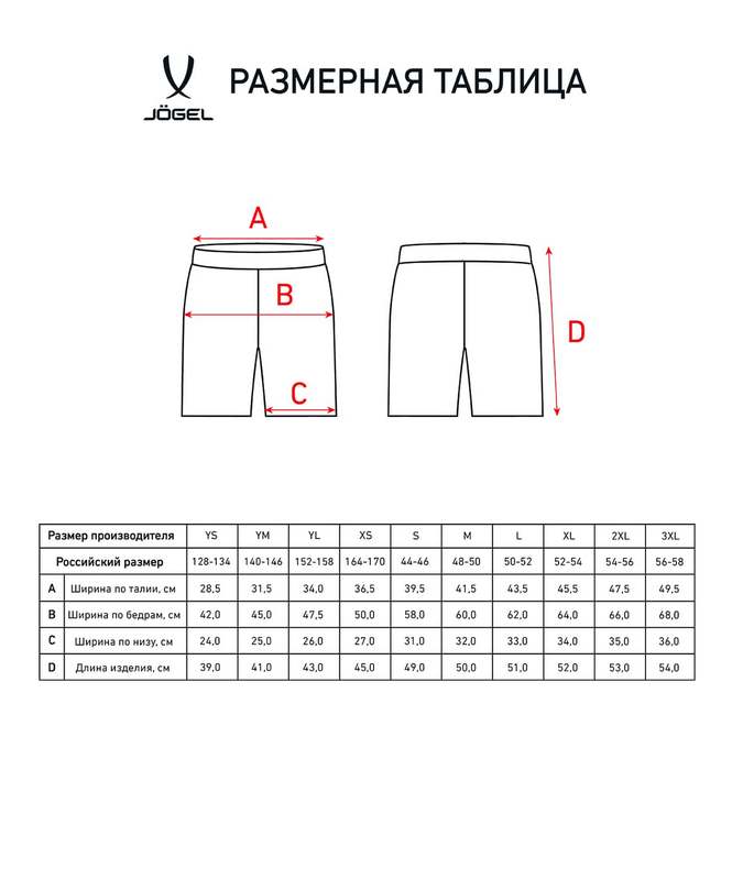 Шорты баскетбольные Jogel Camp Basic, белый, детский 665_800