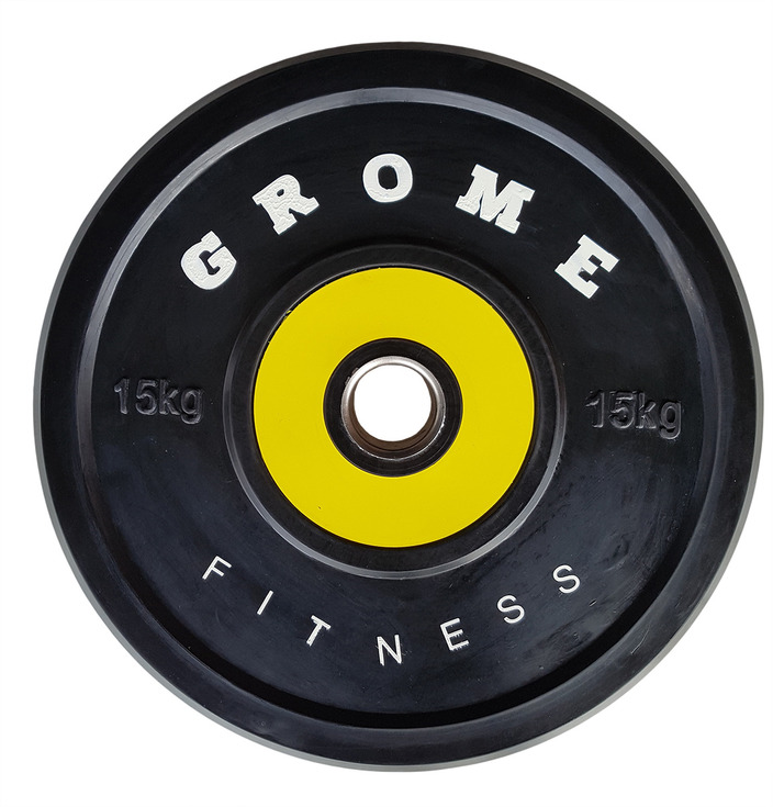 Диск обрезиненный Grome Fitness WP-080 15кг 704_735