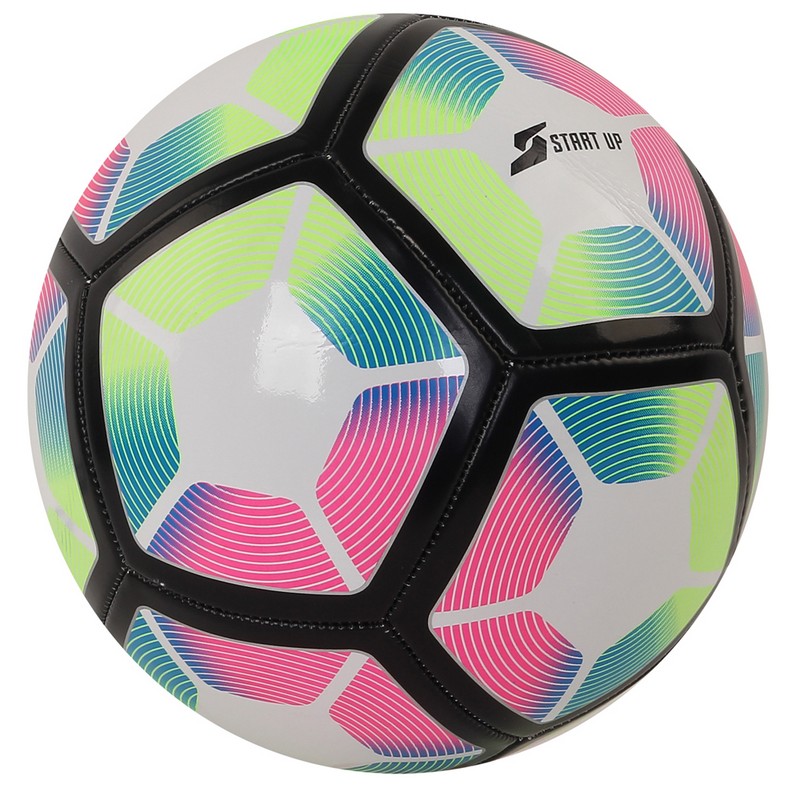 Мяч футбольный для отдыха Start Up E5126 р.5 мультиколор 800_800