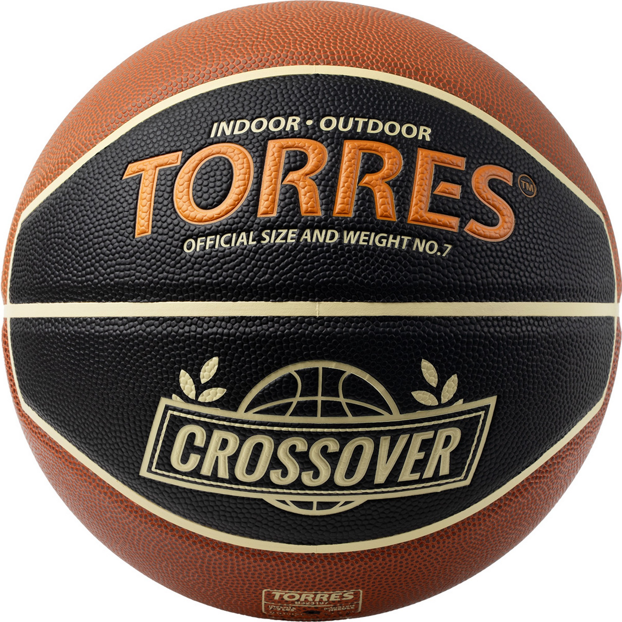 Мяч баскетбольный Torres Crossover B323197 р.7 2000_2000