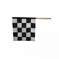 Флаг Старт-Финиш Ellada УТ2699 двухслойный, черно-белый (шашечки) 120_120