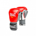 Перчатки тренировочные Everlast Powerlock 16oz серый/красный 120_120