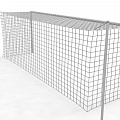 Ворота футбольные стационарные с стойками натяжения для сетки Glav 15.104 (732x244) шт 120_120
