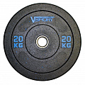 Диск бамперный V-Sport черный 20 кг FTX-1037-20 120_120