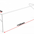 Ворота футбольные стационарные с консолью для натяжения сетки Glav 15.100 (732x244см) шт 120_120