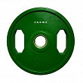 Диск олимпийский d51мм Grome Fitness WP078-10 зеленый 120_120