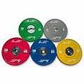 Бамперный диск для кроссфита 25 кг AeroFit AFBDC25 красный 120_120