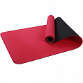 Коврик для фитнеса и йоги Larsen TPE двухцветный красн/черный 183х61х0,6см 120_120