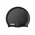Шапочка для плавания Atemi Big silicone Cap Deep black TBSCL1BK черный 120_120