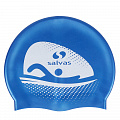 Шапочка для плавания Salvas Cap FA065/B, синий 120_120