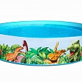 Детский надувной бассейн Bestway 55001 Fill 'N Fun Dinosaur (244х46) 120_120