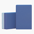 Блок для йоги и фитнеса 23х15х7см UnixFitt YBU200GBCBE голубой (2 оттенка) 120_120