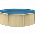 Морозоустойчивый бассейн круглый 550x130см Poolmagic Wood Premium 120_120