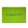 Блок для йоги и фитнеса 23х15х7см UnixFitt YBU200GGN зеленый 120_120