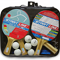 Набор для настольного тенниса Start line Level 100 4 ракетки 6 мячей 120_120