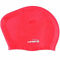 Шапочка плавательная для длинных волос Larsen SC804 красный 120_120