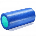 Ролик для йоги Sportex полнотелый 30x15cm PEF100-31 синий-зеленый 120_120