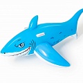 Надувная игрушка-наездник 183х102см Большая белая акула с ручками Bestway 41032 120_120